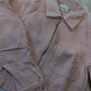 INDUSTRY Pink Corduroy Zip Utility Jacket